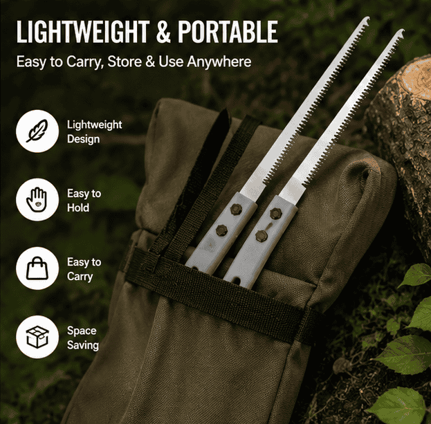 Portable Garden Hand Saw – Stainless Steel Wire Cutter Tool