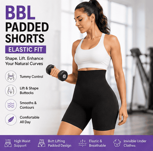 BBL Padded Shorts-(Elastic Fit)