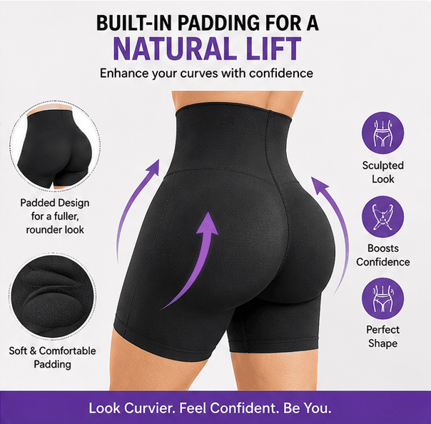 BBL Padded Shorts-(Elastic Fit)