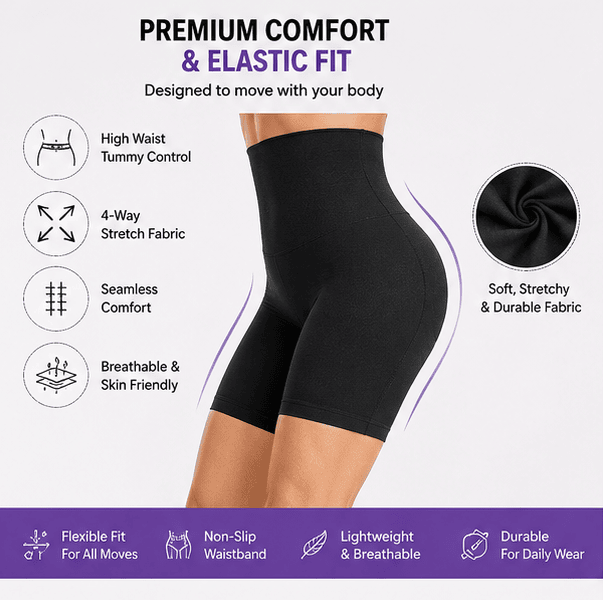 BBL Padded Shorts-(Elastic Fit)
