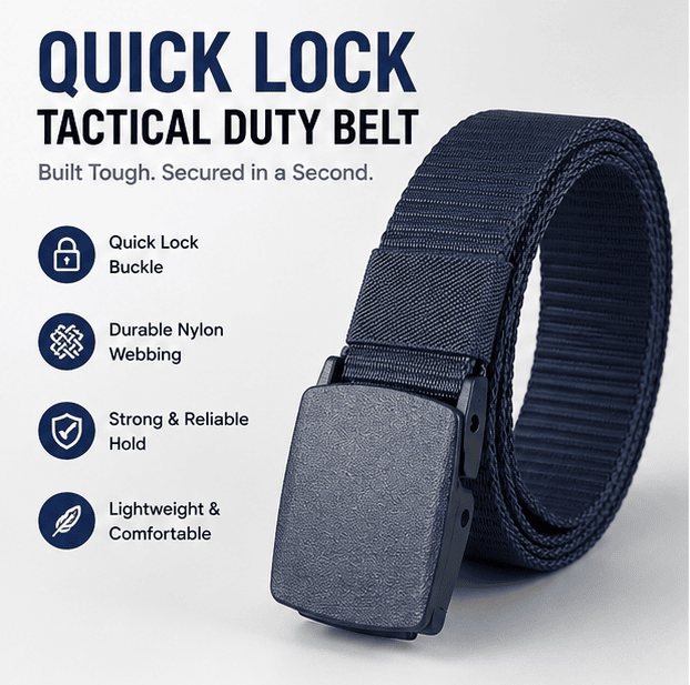 QUICK LOCK TECTICAL DUTY BELT