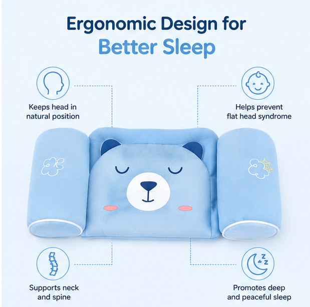 Dream Nest Baby Head Shaping Pillow