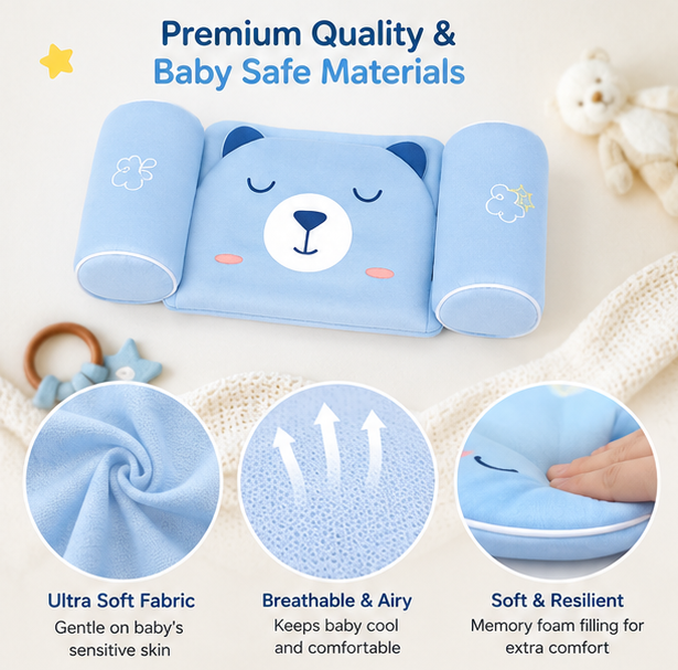 Dream Nest Baby Head Shaping Pillow