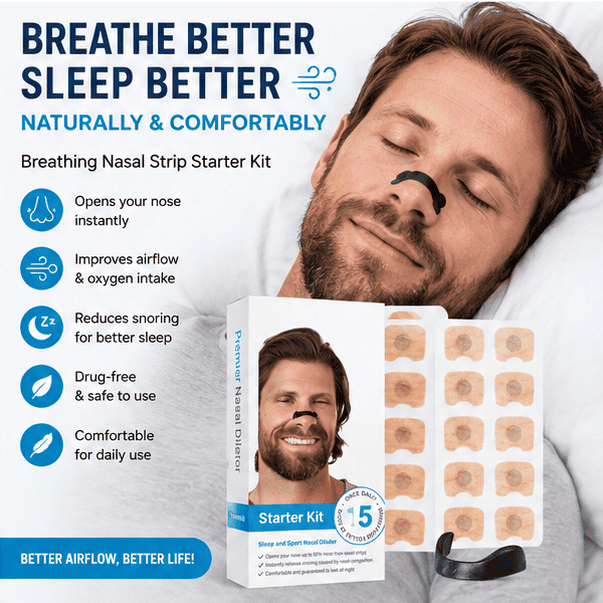 Breathing Nasal Strip Starter Kit