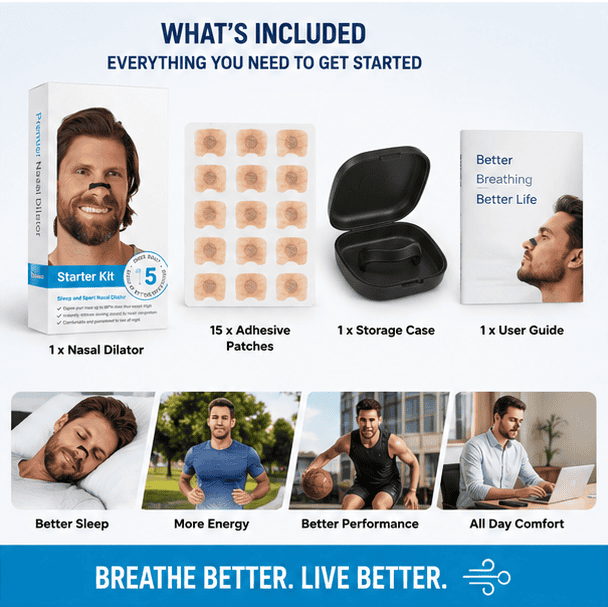Breathing Nasal Strip Starter Kit