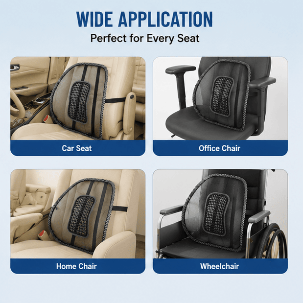Car Cool Massage Cushion Healthy Seat Pillows & Cushions