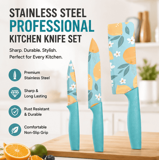 Stainless Steel Professional Kitchen Knife Set