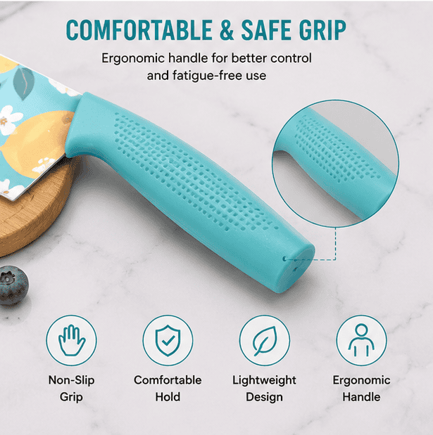 Stainless Steel Professional Kitchen Knife Set