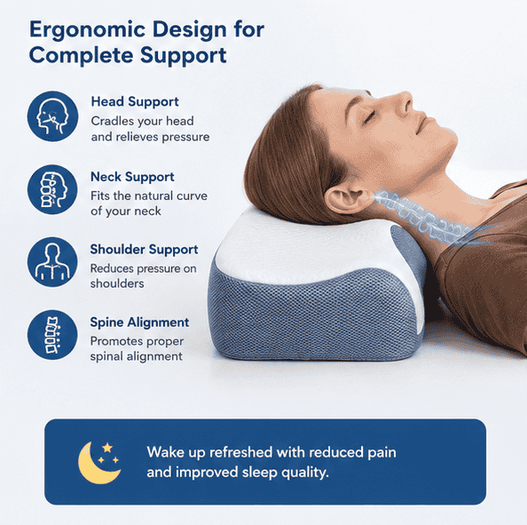 Orthopedic Memory Foam Cushion