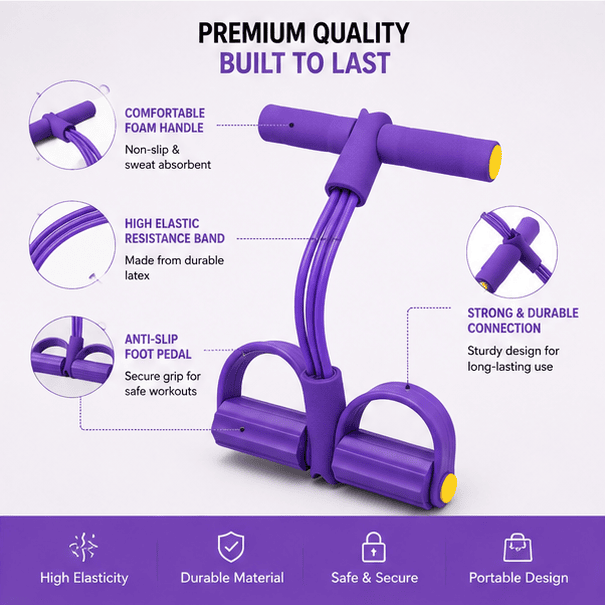 Multifunction Pedal Resistance Band Trainer