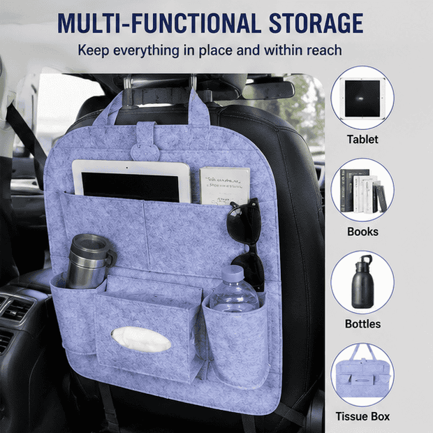 Car Back Seat Storage Organizer (Pack of 2) for vehicles