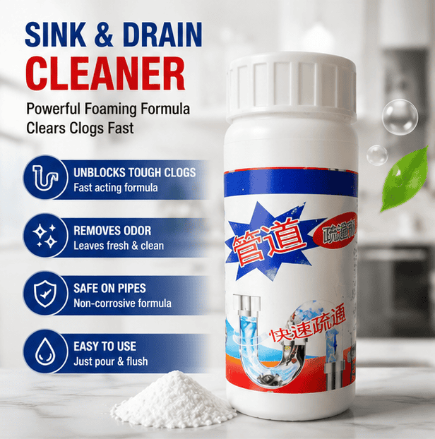 Sink and drain cleaner