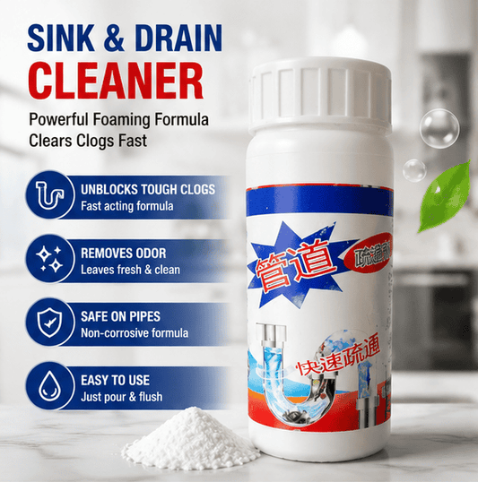 Sink and drain cleaner