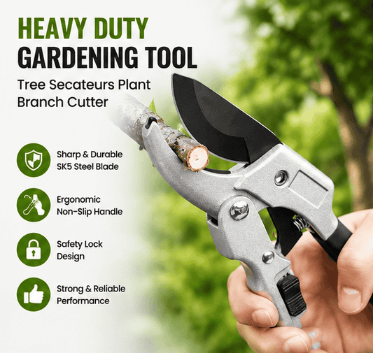 Heavy Duty Gardening Tool Tree Secateurs Plant Branch Cutter