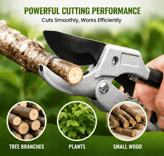 Heavy Duty Gardening Tool Tree Secateurs Plant Branch Cutter
